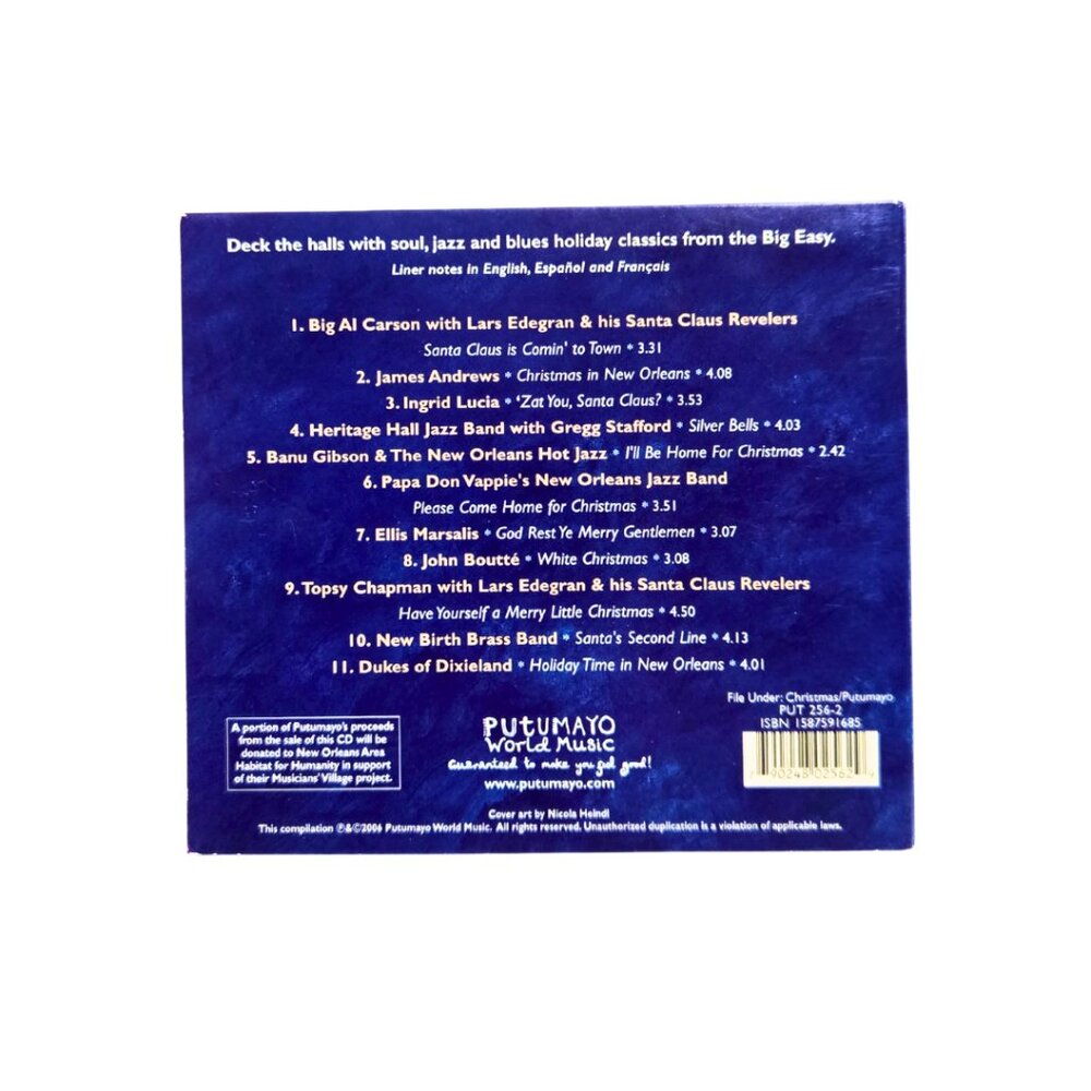 CD PUTUMAYO — New Orleans Christmas — 2006 Xmas Dixieland Big Easy Louisiana - Picture 3 of 3